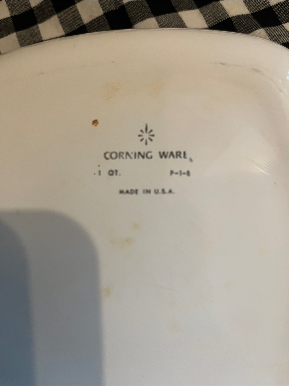 Vintage Corning Ware Blue Cornflower Casserole P1B lid B-21 - Picture 5 of 7